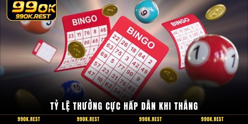 Tỷ lệ thưởng cực hấp dẫn khi thắng